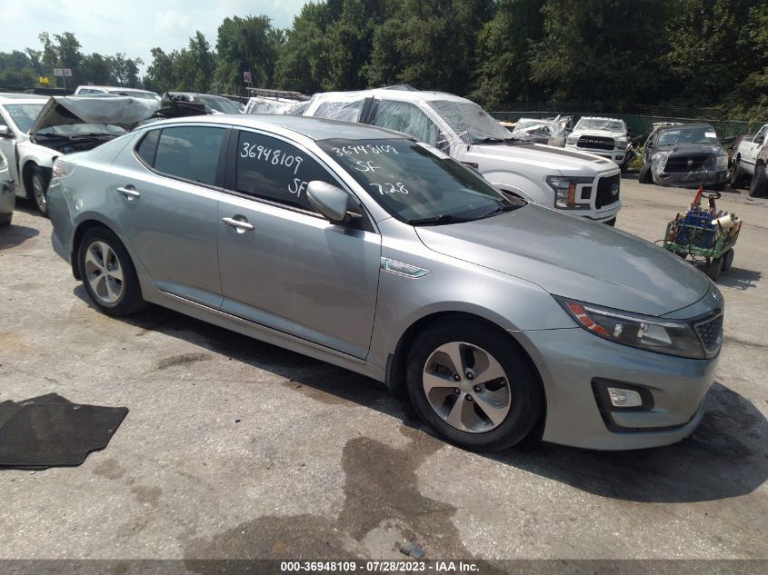 2014 KIA OPTIMA HYBRID LX - KNAGM4AD8E5070378