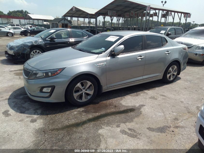 2014 KIA OPTIMA HYBRID LX - KNAGM4AD8E5070378