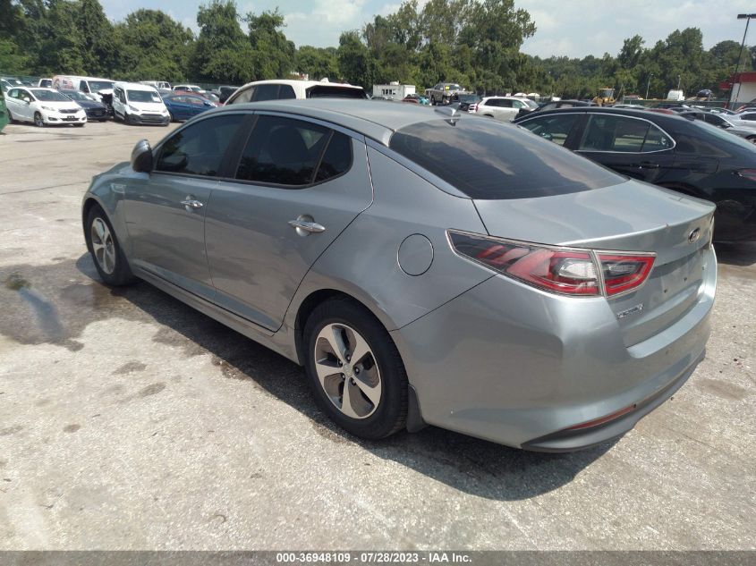 2014 KIA OPTIMA HYBRID LX - KNAGM4AD8E5070378
