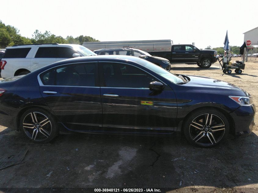 2016 HONDA ACCORD SEDAN SPORT - 1HGCR2F51GA142476