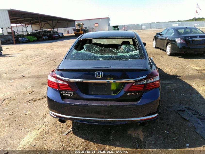 2016 HONDA ACCORD SEDAN SPORT - 1HGCR2F51GA142476