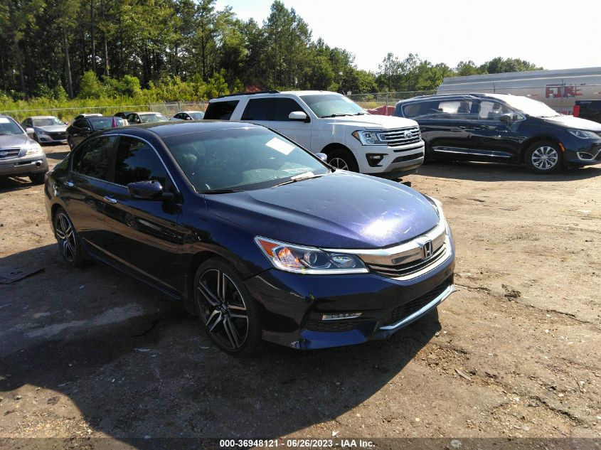 2016 HONDA ACCORD SEDAN SPORT - 1HGCR2F51GA142476