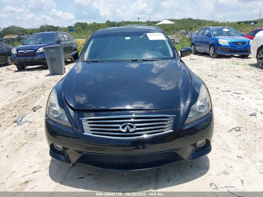 2013 INFINITI G37 CONVERTIBLE BASE - JN1CV6FEXDM770602