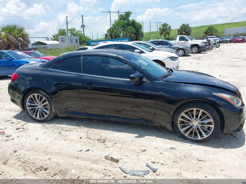 2013 INFINITI G37 CONVERTIBLE BASE - JN1CV6FEXDM770602