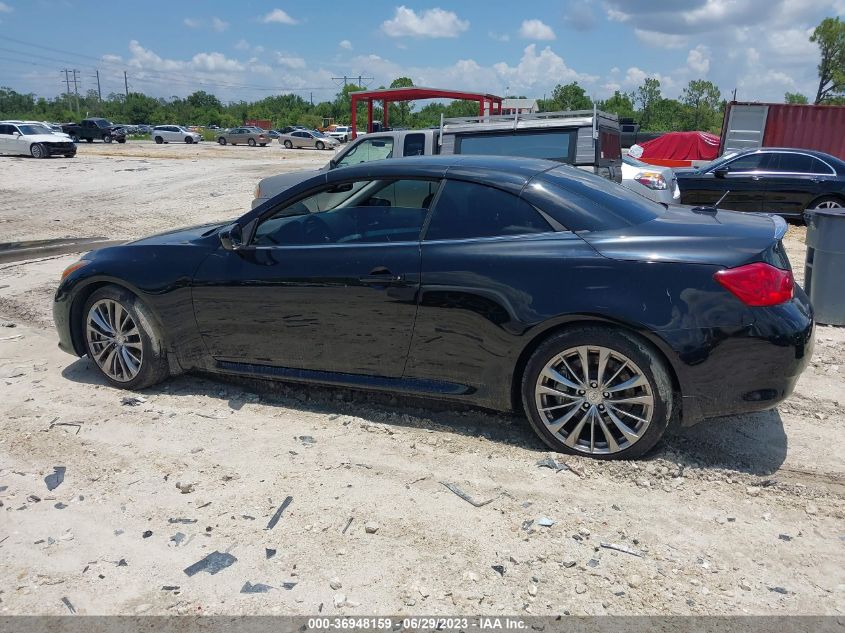 2013 INFINITI G37 CONVERTIBLE BASE - JN1CV6FEXDM770602