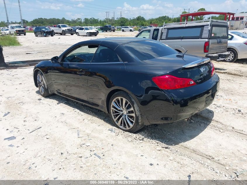 2013 INFINITI G37 CONVERTIBLE BASE - JN1CV6FEXDM770602