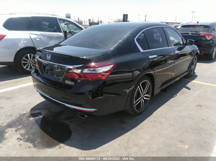 2017 HONDA ACCORD SEDAN SPORT SE - 1HGCR2F15HA204766
