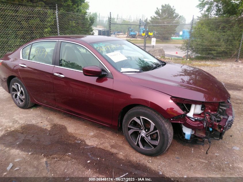 2017 HONDA ACCORD SEDAN LX - 1HGCR2F32HA271360