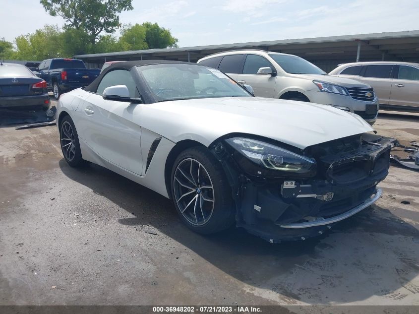 VIN WBAHF3C0XMWX25233 BMW Z4 SDRIVE30I 2021