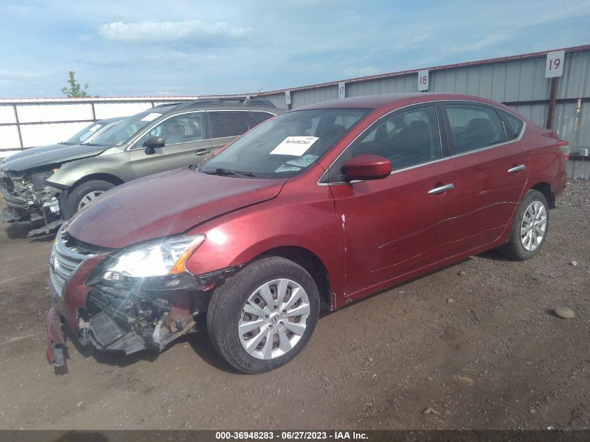 2015 NISSAN SENTRA S/SV/SR/SL - 3N1AB7AP3FY261742