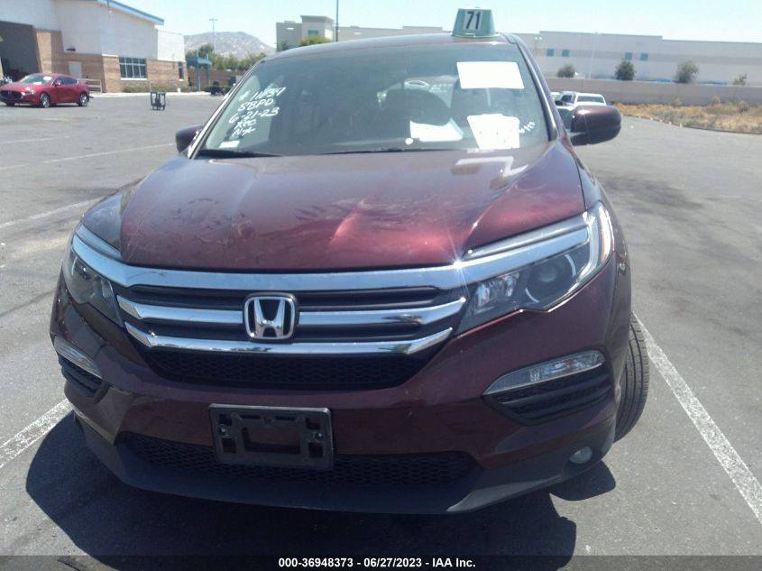 2017 HONDA PILOT EX-L - 5FNYF5H56HB019681