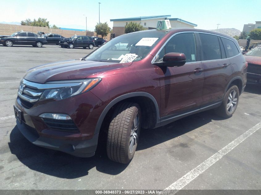 2017 HONDA PILOT EX-L - 5FNYF5H56HB019681
