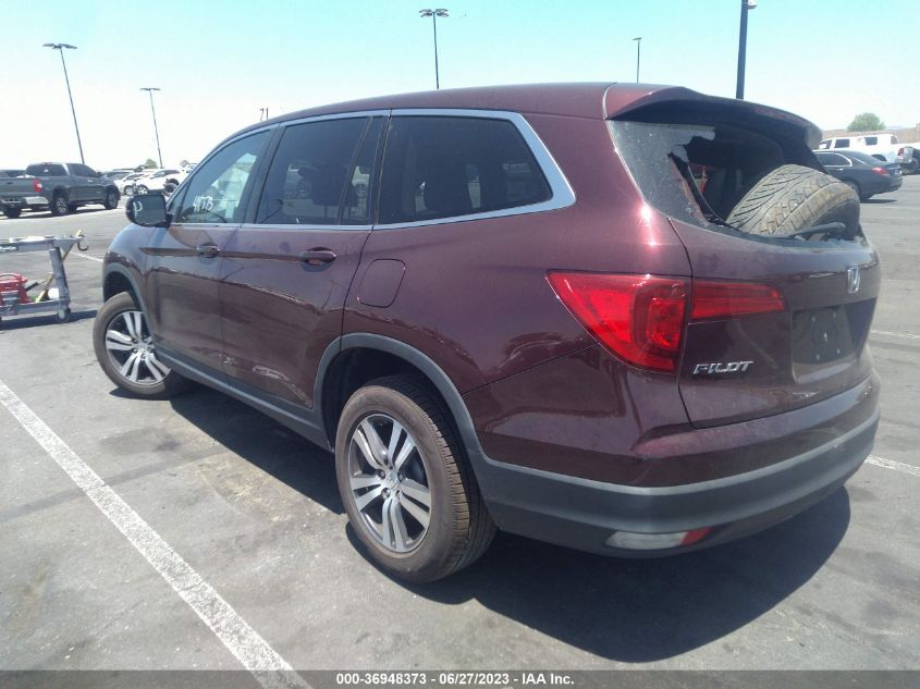 2017 HONDA PILOT EX-L - 5FNYF5H56HB019681