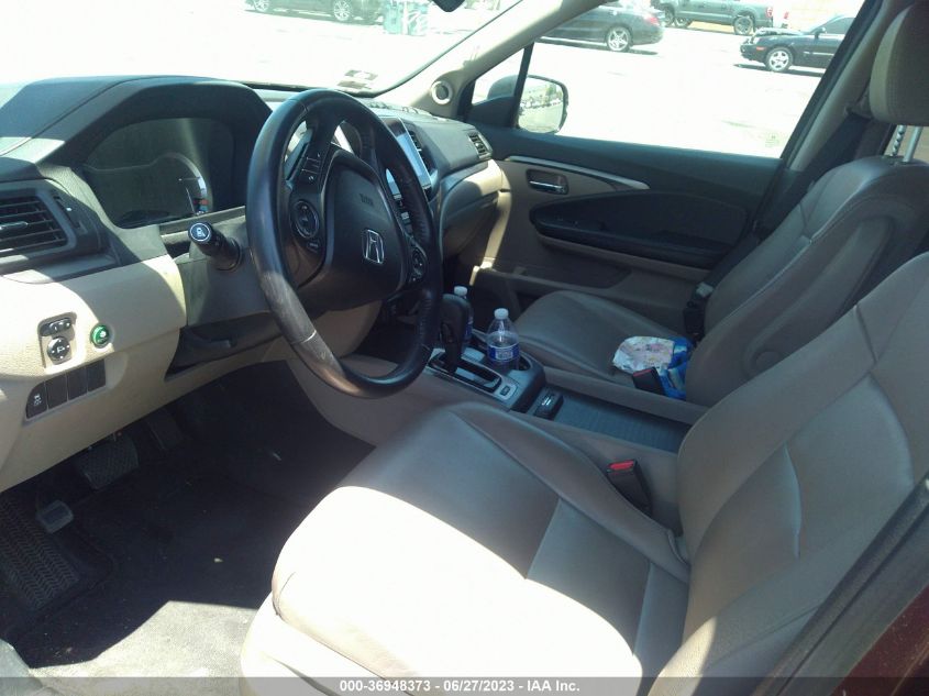 2017 HONDA PILOT EX-L - 5FNYF5H56HB019681