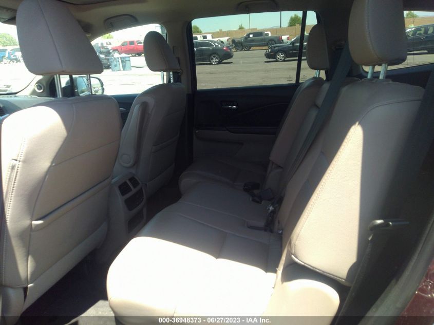 2017 HONDA PILOT EX-L - 5FNYF5H56HB019681
