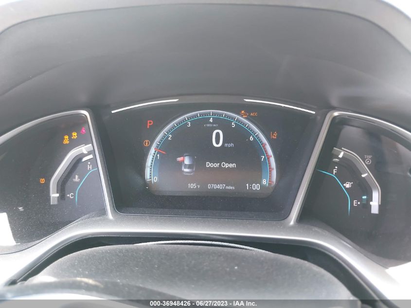2019 HONDA CIVIC SEDAN EX - 19XFC1F34KE206456