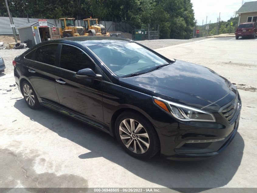 2016 HYUNDAI SONATA 2.4L SPORT - 5NPE34AF9GH367693