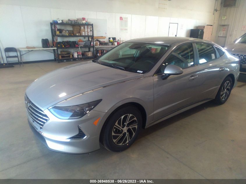 2023 HYUNDAI SONATA HYBRID BLUE - KMHL24JJ3PA067584