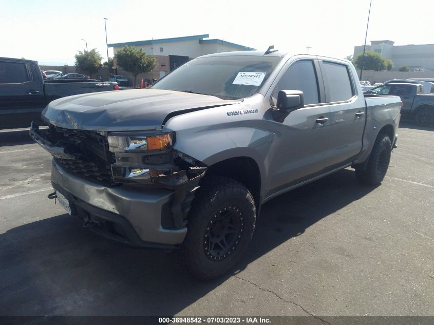 2021 CHEVROLET SILVERADO 1500 CUSTOM - 1GCPWBEK2MZ245760