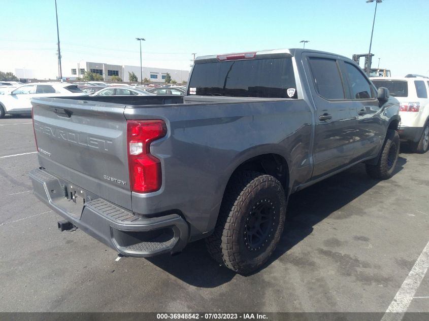 2021 CHEVROLET SILVERADO 1500 CUSTOM - 1GCPWBEK2MZ245760