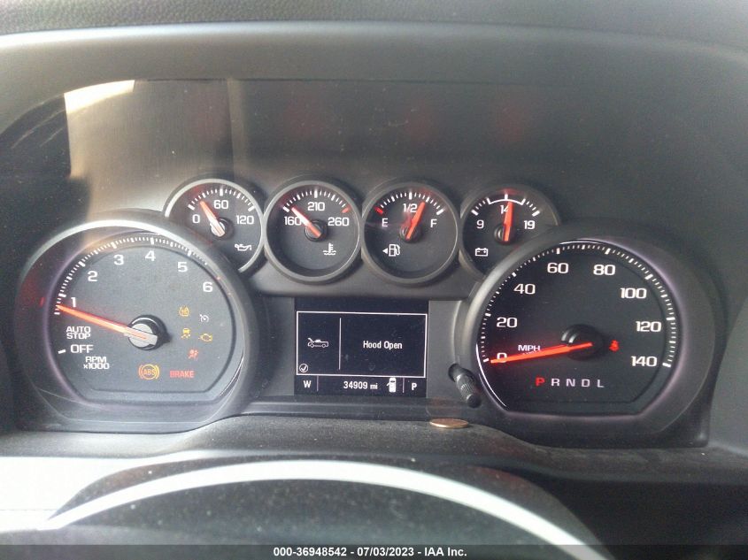 2021 CHEVROLET SILVERADO 1500 CUSTOM - 1GCPWBEK2MZ245760