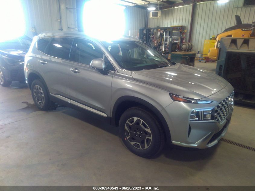 2023 HYUNDAI SANTA FE HYBRID BLUE - 5NMS2DA12PH010931