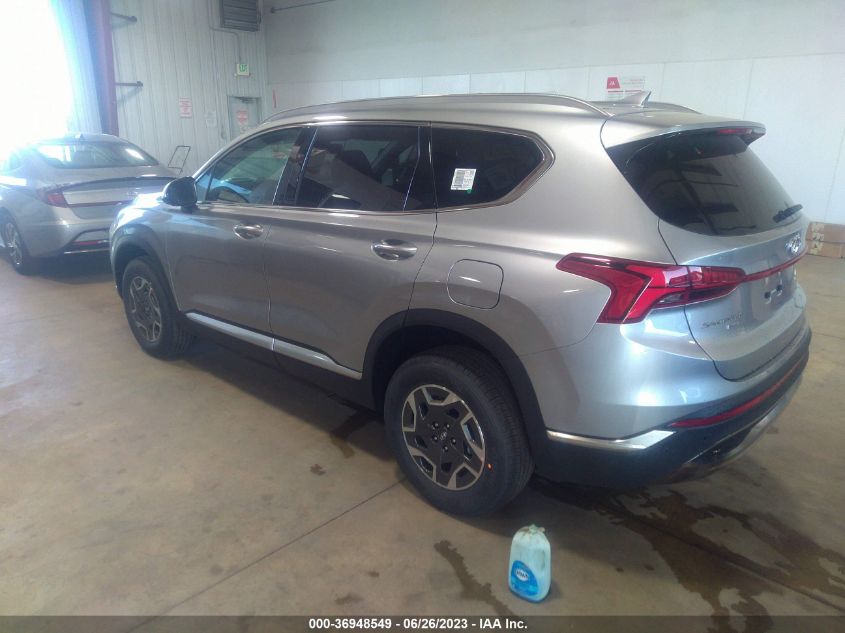2023 HYUNDAI SANTA FE HYBRID BLUE - 5NMS2DA12PH010931