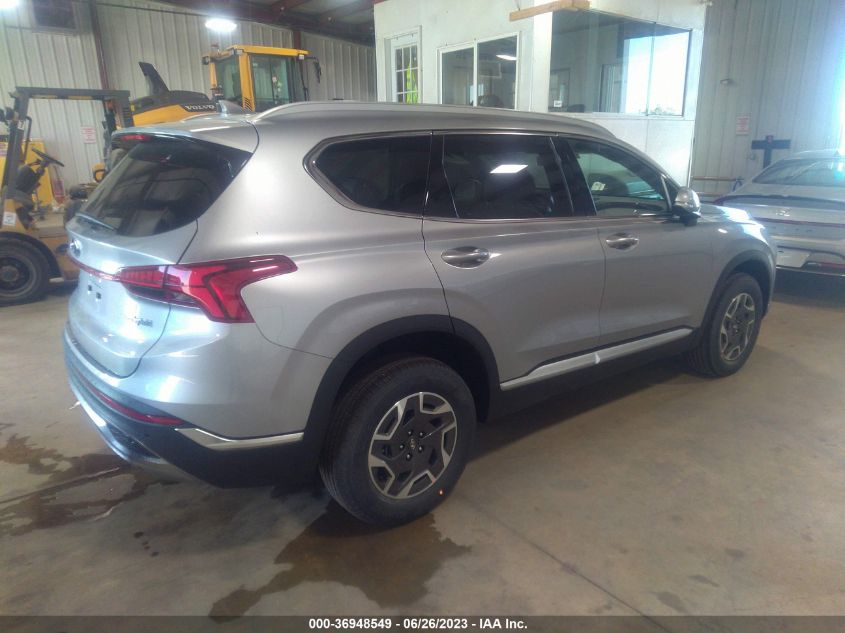 2023 HYUNDAI SANTA FE HYBRID BLUE - 5NMS2DA12PH010931
