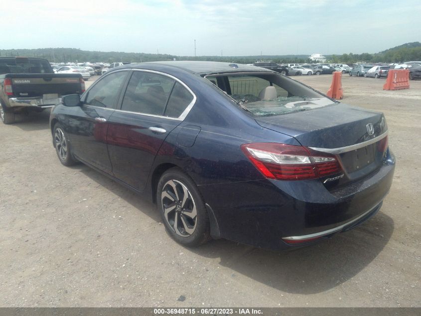 2017 HONDA ACCORD SEDAN EX-L - 1HGCR2F88HA200126
