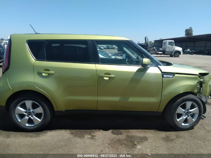 2017 KIA SOUL BASE - KNDJN2A28H7884922