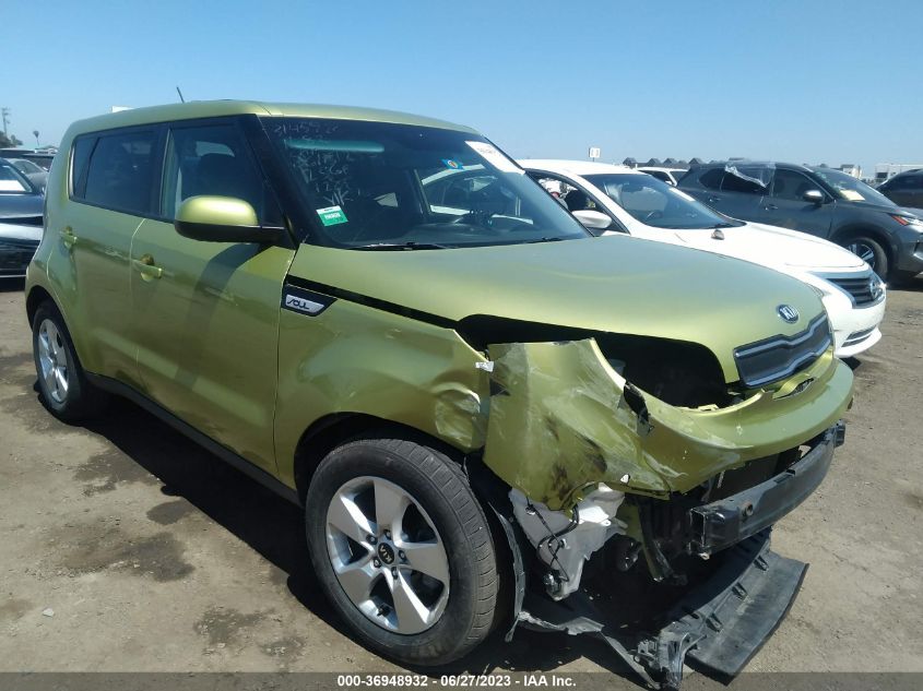 2017 KIA SOUL BASE - KNDJN2A28H7884922