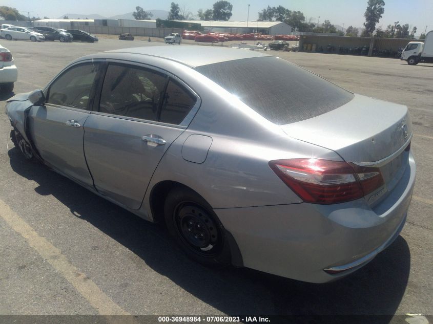 2017 HONDA ACCORD SEDAN LX - 1HGCR2F30HA188249
