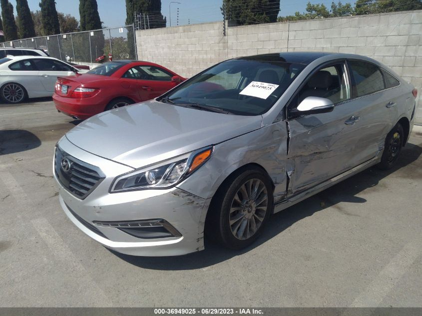 2015 HYUNDAI SONATA 2.4L LIMITED - 5NPE34AF1FH056872