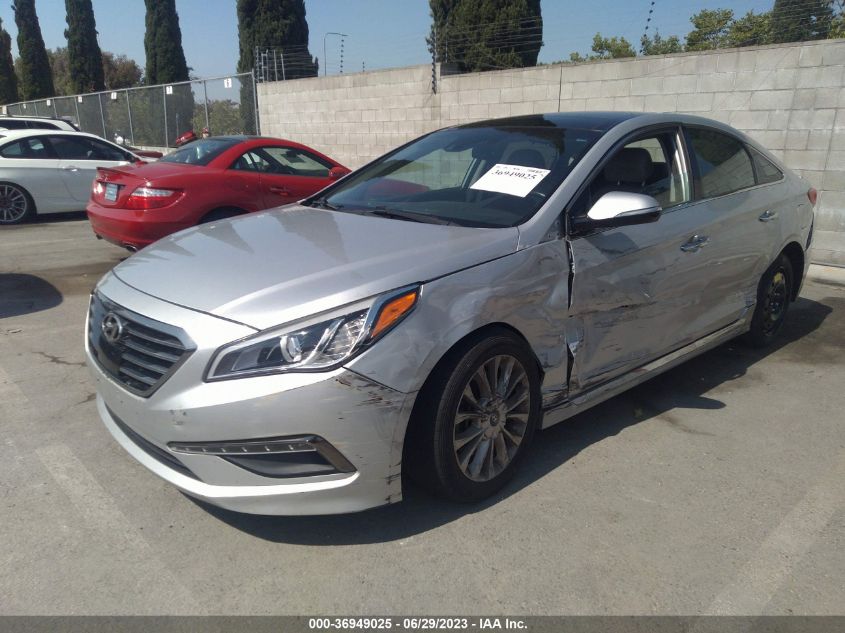 2015 HYUNDAI SONATA 2.4L LIMITED - 5NPE34AF1FH056872