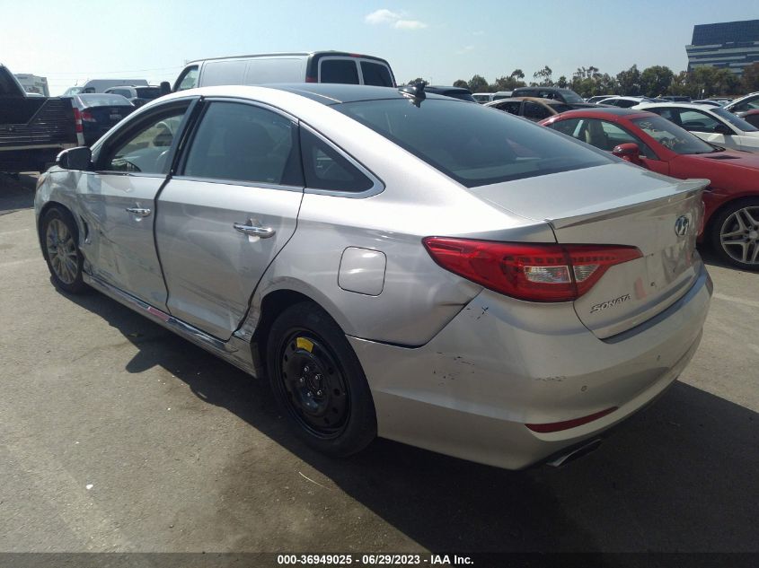 2015 HYUNDAI SONATA 2.4L LIMITED - 5NPE34AF1FH056872