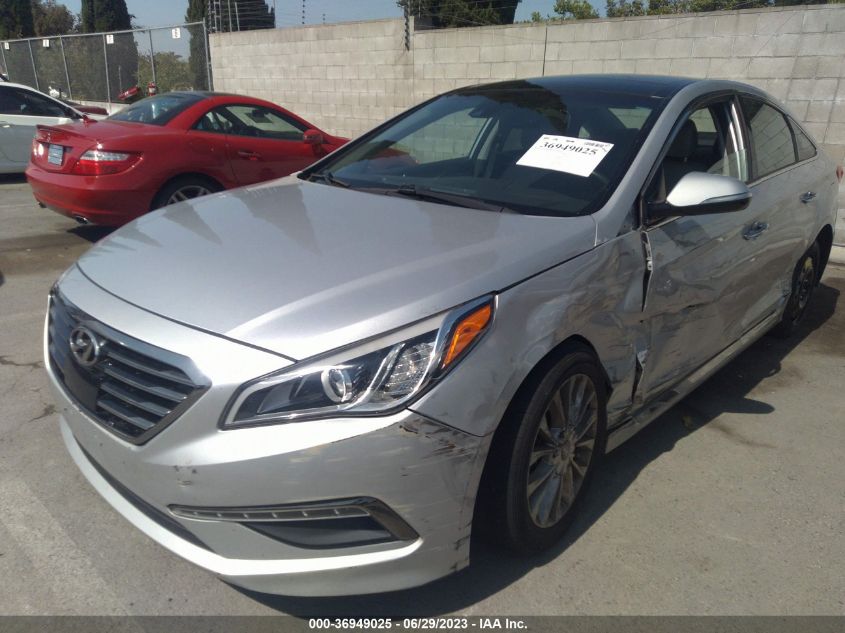 2015 HYUNDAI SONATA 2.4L LIMITED - 5NPE34AF1FH056872