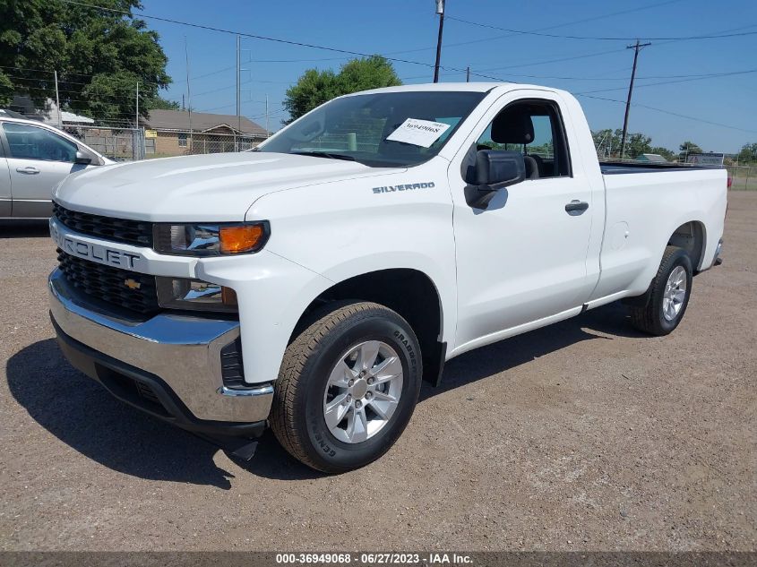 2021 CHEVROLET SILVERADO 1500 WORK TRUCK - 3GCNWAEF4MG208388
