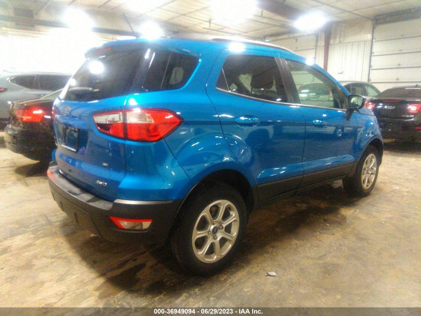 2018 FORD ECOSPORT SE - MAJ6P1UL2JC200013