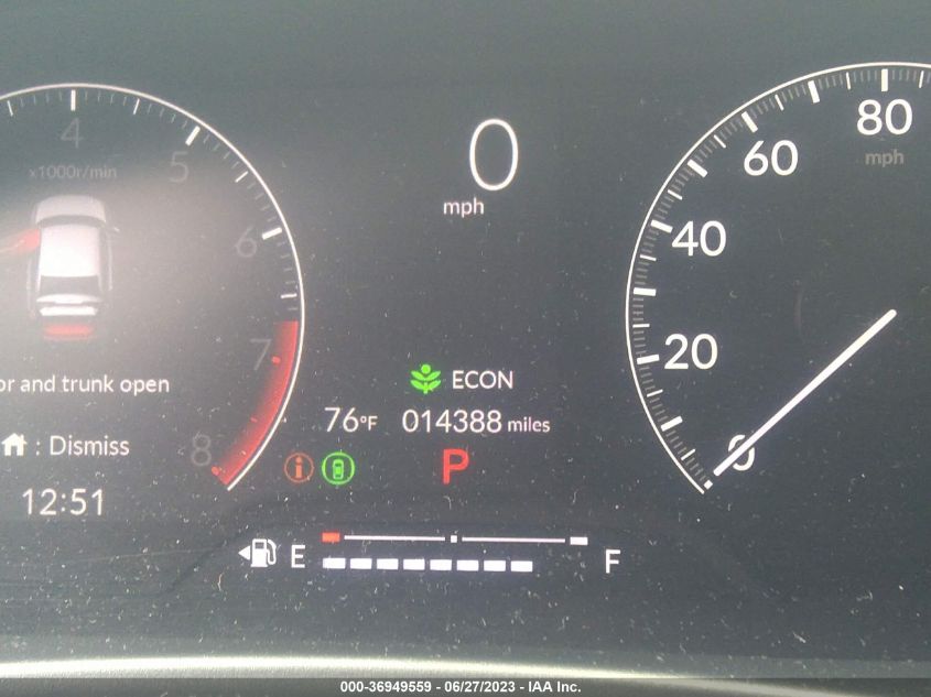2022 HONDA CIVIC SEDAN SPORT - 2HGFE2F53NH545107