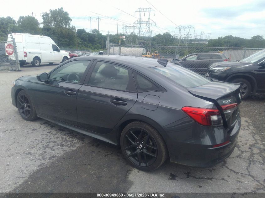 2022 HONDA CIVIC SEDAN SPORT - 2HGFE2F53NH545107