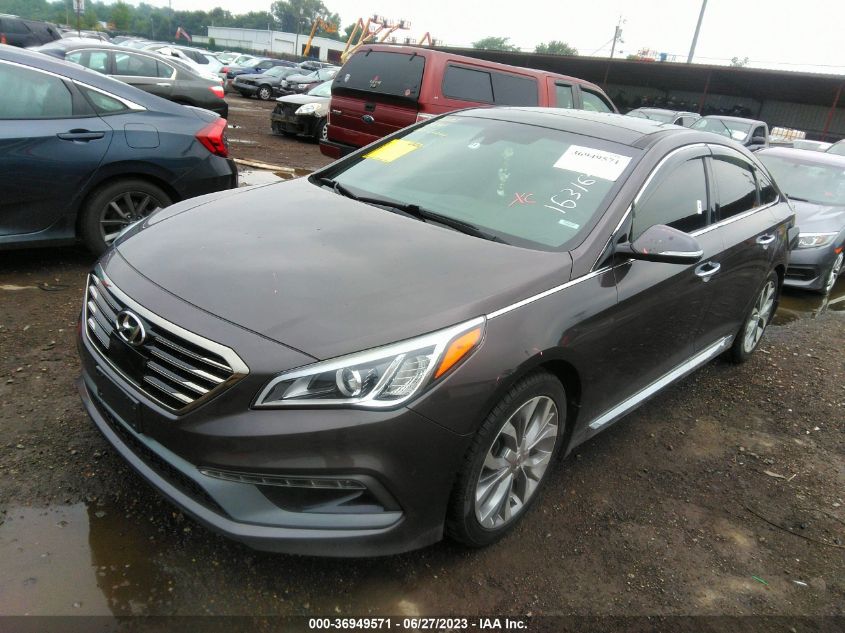 2015 HYUNDAI SONATA 2.0T LIMITED - 5NPE34AB0FH163165