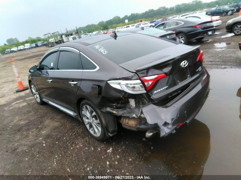 2015 HYUNDAI SONATA 2.0T LIMITED - 5NPE34AB0FH163165