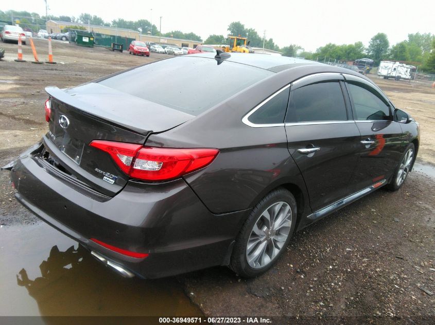 2015 HYUNDAI SONATA 2.0T LIMITED - 5NPE34AB0FH163165