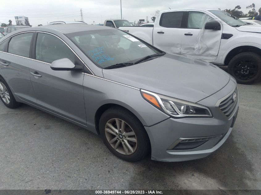 2015 HYUNDAI SONATA 2.4L SE - 5NPE24AF4FH109633