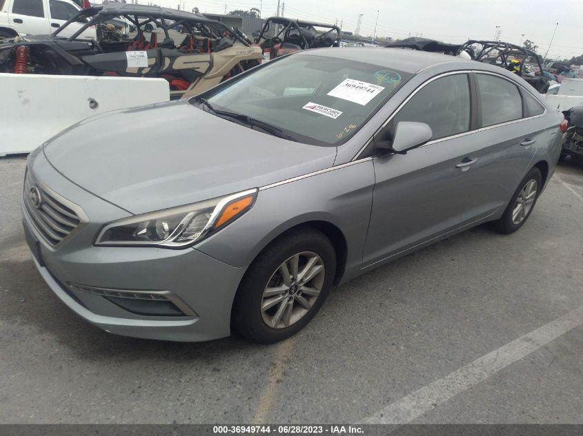 2015 HYUNDAI SONATA 2.4L SE - 5NPE24AF4FH109633