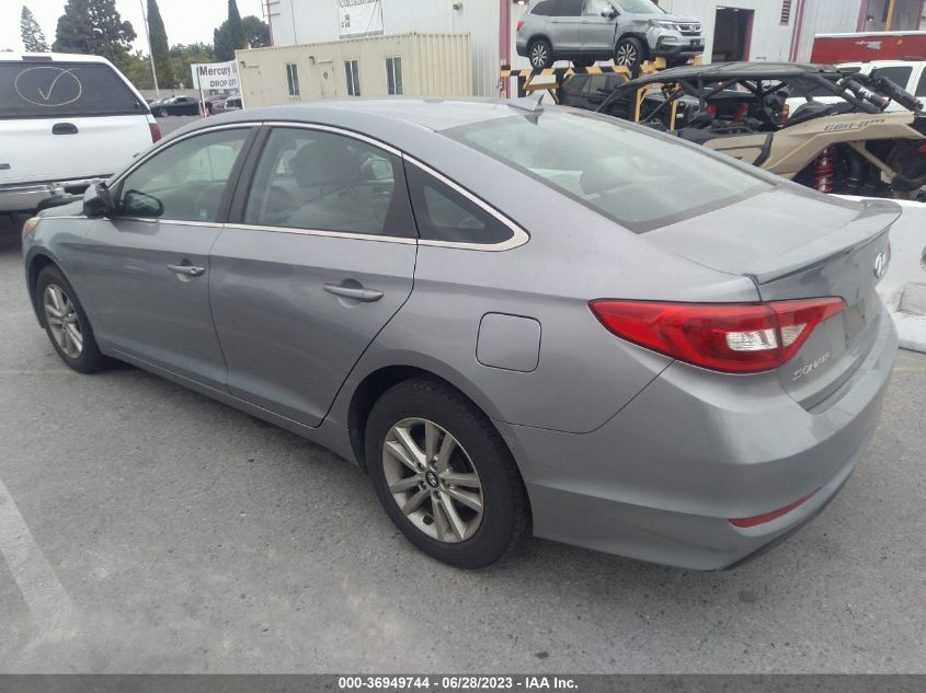 2015 HYUNDAI SONATA 2.4L SE - 5NPE24AF4FH109633