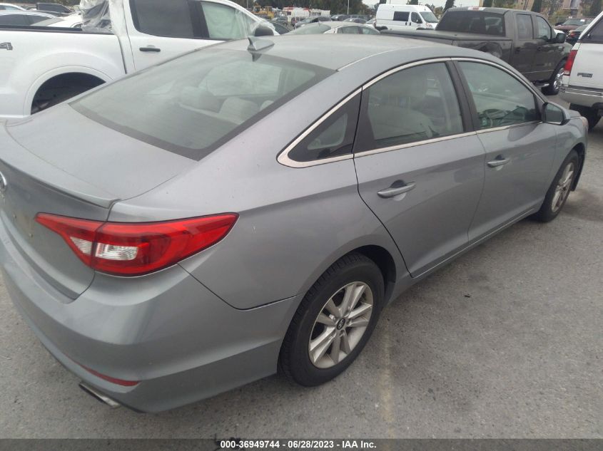 2015 HYUNDAI SONATA 2.4L SE - 5NPE24AF4FH109633