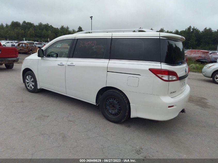2013 NISSAN QUEST S - JN8AE2KP8D9068967