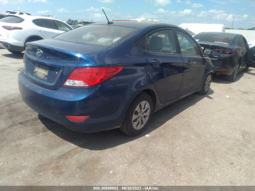 2017 HYUNDAI ACCENT SE - KMHCT4AE6HU300986