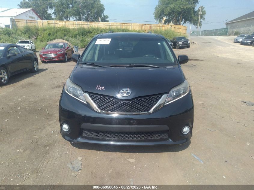2017 TOYOTA SIENNA SE - 5TDXZ3DC6HS845485
